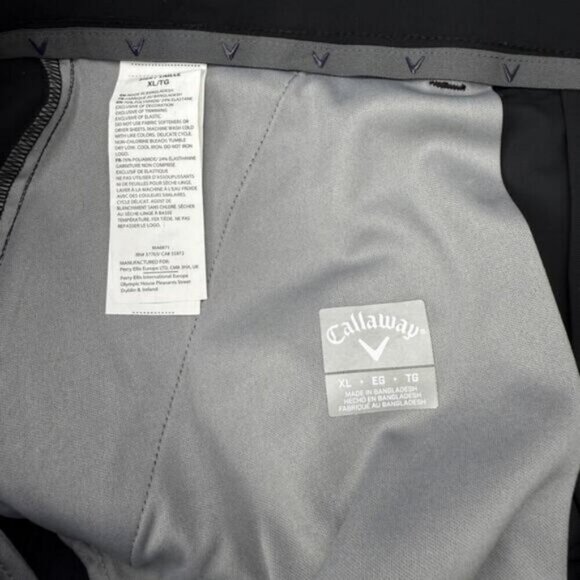 Callaway Men's Performance Black Golf 8" Short Size XL - Picture 5 of 8